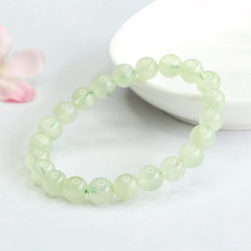 Wholesale Natural Prehnite Bracelets | Bulk Green Gemstone Inventory