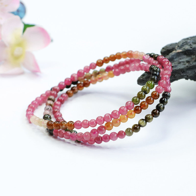 Bulk Rainbow Tourmaline Multi-Strand Bracelets | High-Margin Jewelry Supply
