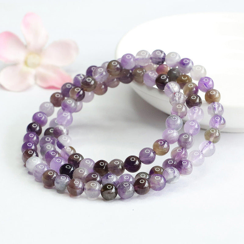 Ombre Amethyst Multi-Wrap Bracelet | Natural Purple Gradient Jewelry