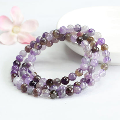 Ombre Amethyst Multi-Wrap Bracelet | Natural Purple Gradient Jewelry