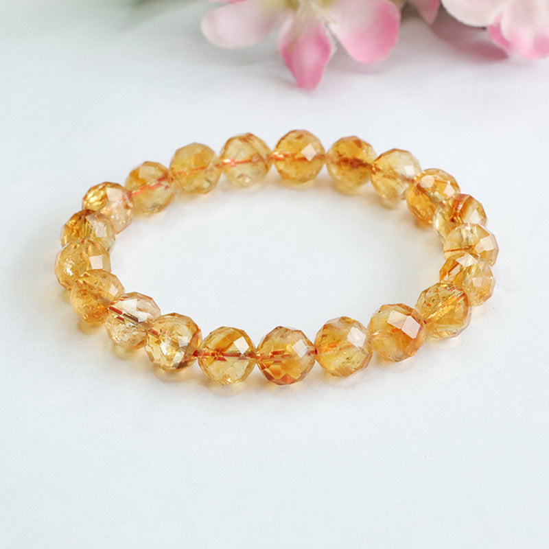 Wholesale Faceted Citrine Bracelets | Premium Diamond-Cut Citrine Jewelry Supplier