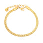 Wholesale Waterproof PVD Gold Relief-Textured Dense Snake Chain