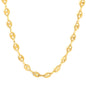 Bulk PVD Gold Minimalist Oval Link Chain Necklace Waterproof