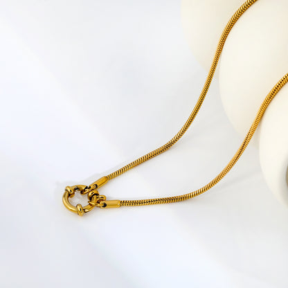 Tarnish Free Heavy Weight 304L Steel 2mm Square Snake Chain Necklaces 45cm