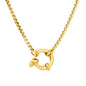 PVD Gold 304L Steel 2mm Square Snake Chain Necklaces Swivel Clasp 4.6g