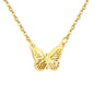 Waterproof Stainless Steel Butterfly Necklace | Minimalist Nature Jewelry