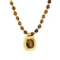 Waterproof Stainless Steel Tiger Eye Necklace | Boho Healing Crystal Jewelry