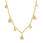 Wholesale 304L Stainless Steel Multi Drop Zircon Necklace Bulk