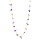Wholesale Stainless Steel Amethyst Necklace | Healing Stone Jewelry Bulk