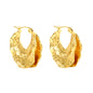 Wholesale Stainless Steel 18K Gold Plated Cast Maple Leaf Stud EarringsHigh-resolution on white background