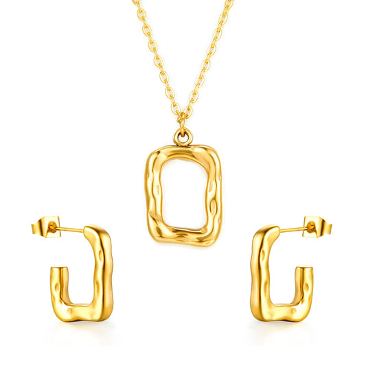 abstract square jewelry art