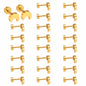 Wholesale Gold Moon Stud Earrings Celestial Mystique