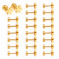 Wholesale Gold Floral Stud Earrings Blossom Romance