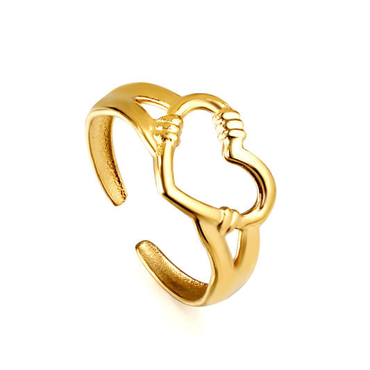 artistic-heart-ring-stainless-steel-wholesale