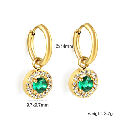Hypoallergenic 304L Stainless Steel Zircon Earrings | Everyday Luxury