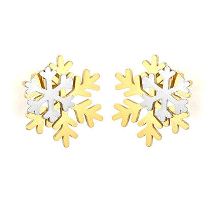 Bulk Stainless Steel Snowflake Earrings | Christmas Jewelry Supplier
