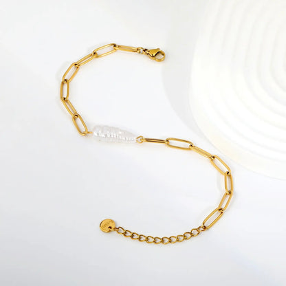 Bulk Boutique Supply: Tarnish-Proof Paperclip Pearl Jewelry 0 MOQ
