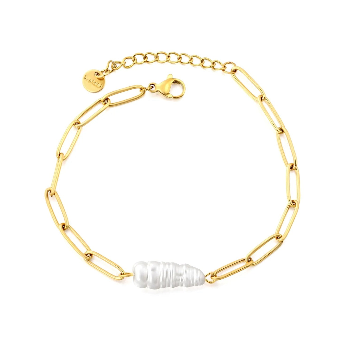 Bulk Boutique Supply: Tarnish-Proof Paperclip Pearl Jewelry 0 MOQ