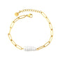 Bulk Boutique Supply: Tarnish-Proof Paperclip Pearl Jewelry 0 MOQ