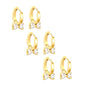 Waterproof Stainless Steel Bowknot Earrings | 3PCS Heart Jewelry Set