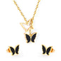 black white butterfly jewelry