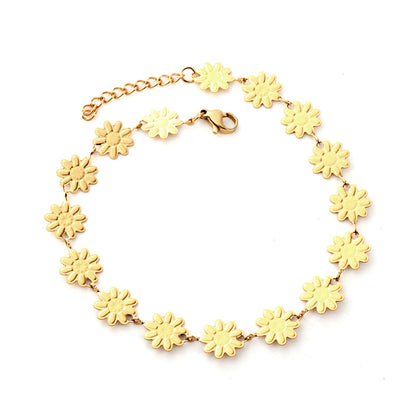 blossom link anklet seamless