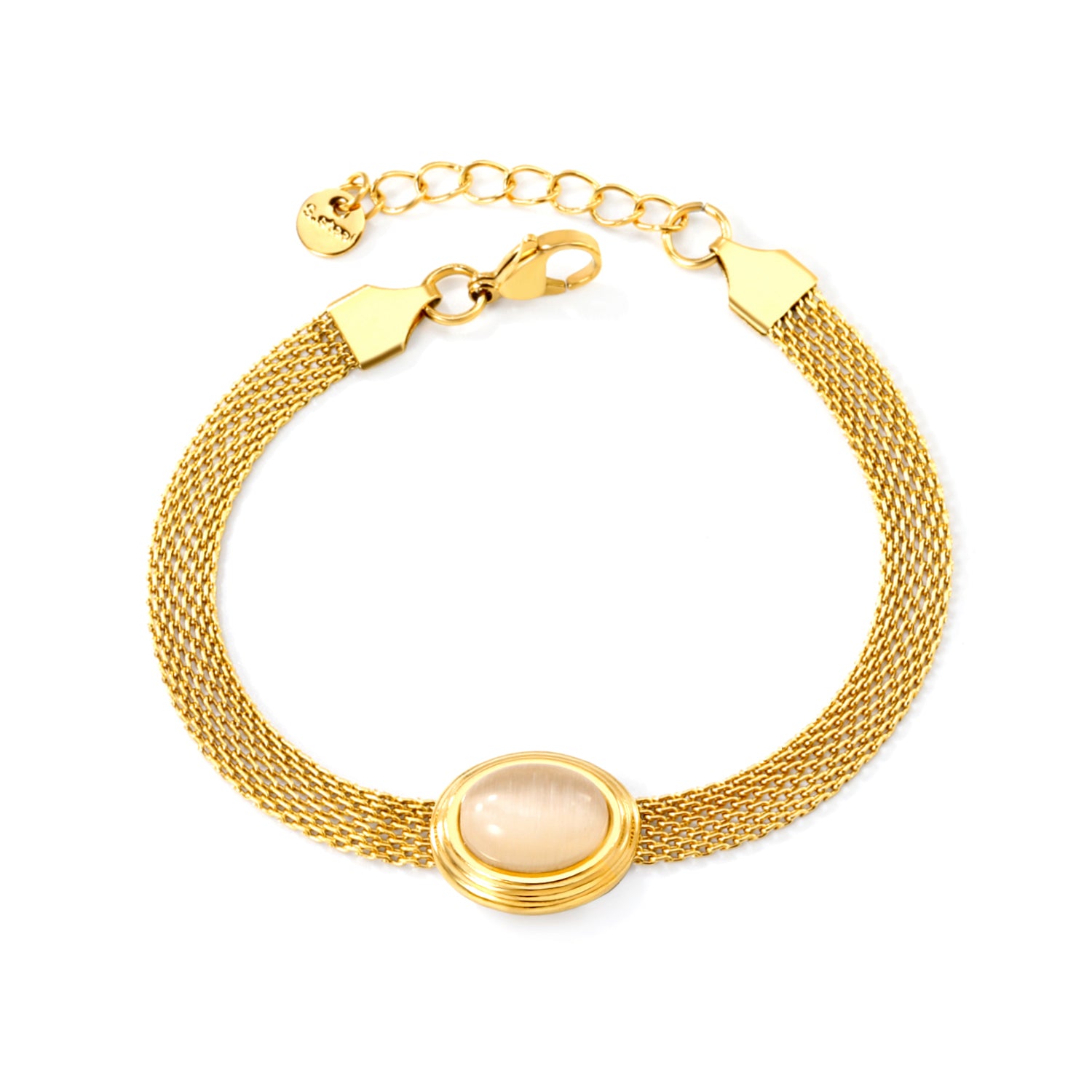 cabochon-curb-bracelet-rose-brown-white