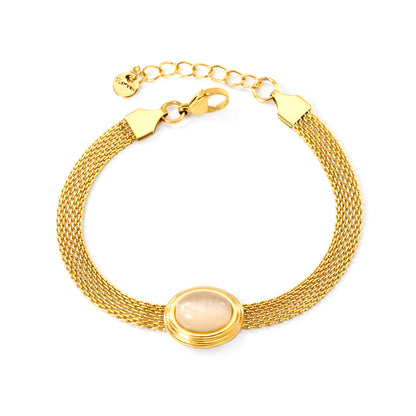 cabochon-curb-bracelet-rose-brown-white