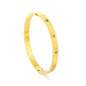Colorful 304L Stainless Steel Bangle | Waterproof Zircon Jewelry