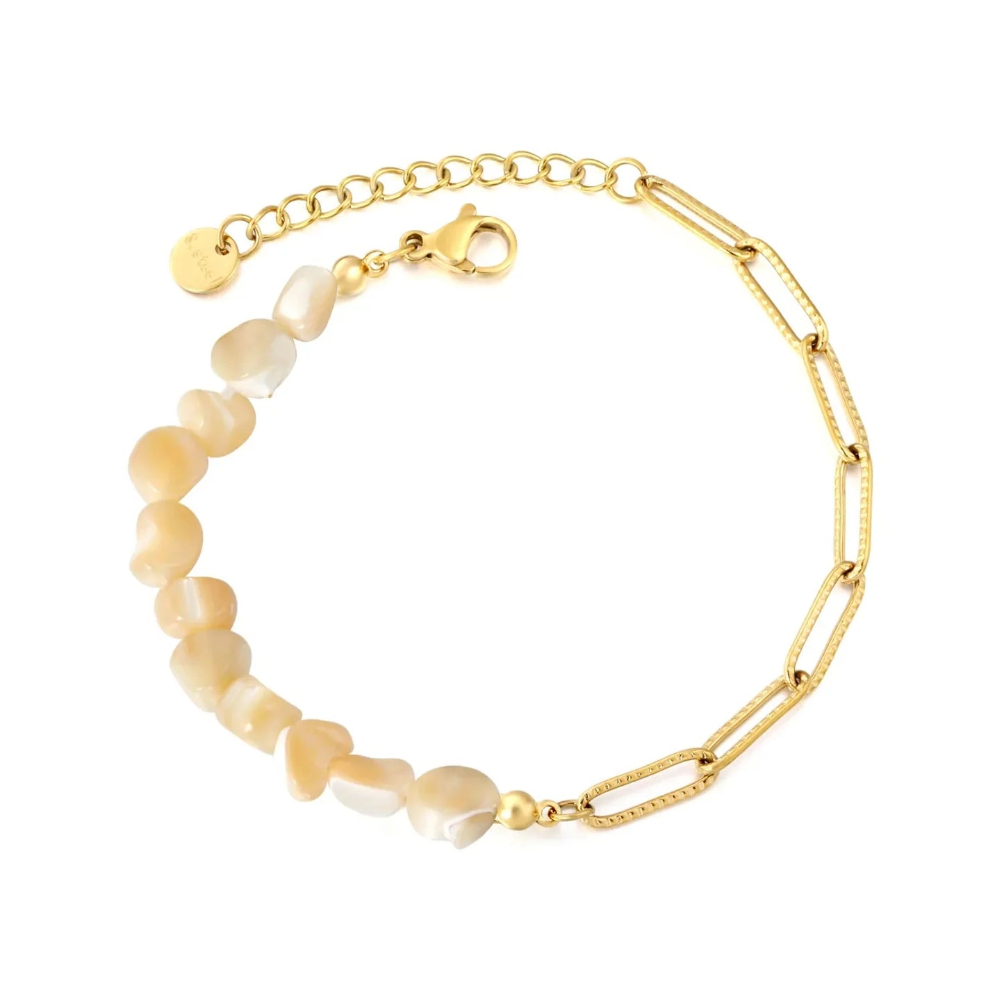304L Stainless Steel Spliced Stone Bracelet Manufacturer Supply
