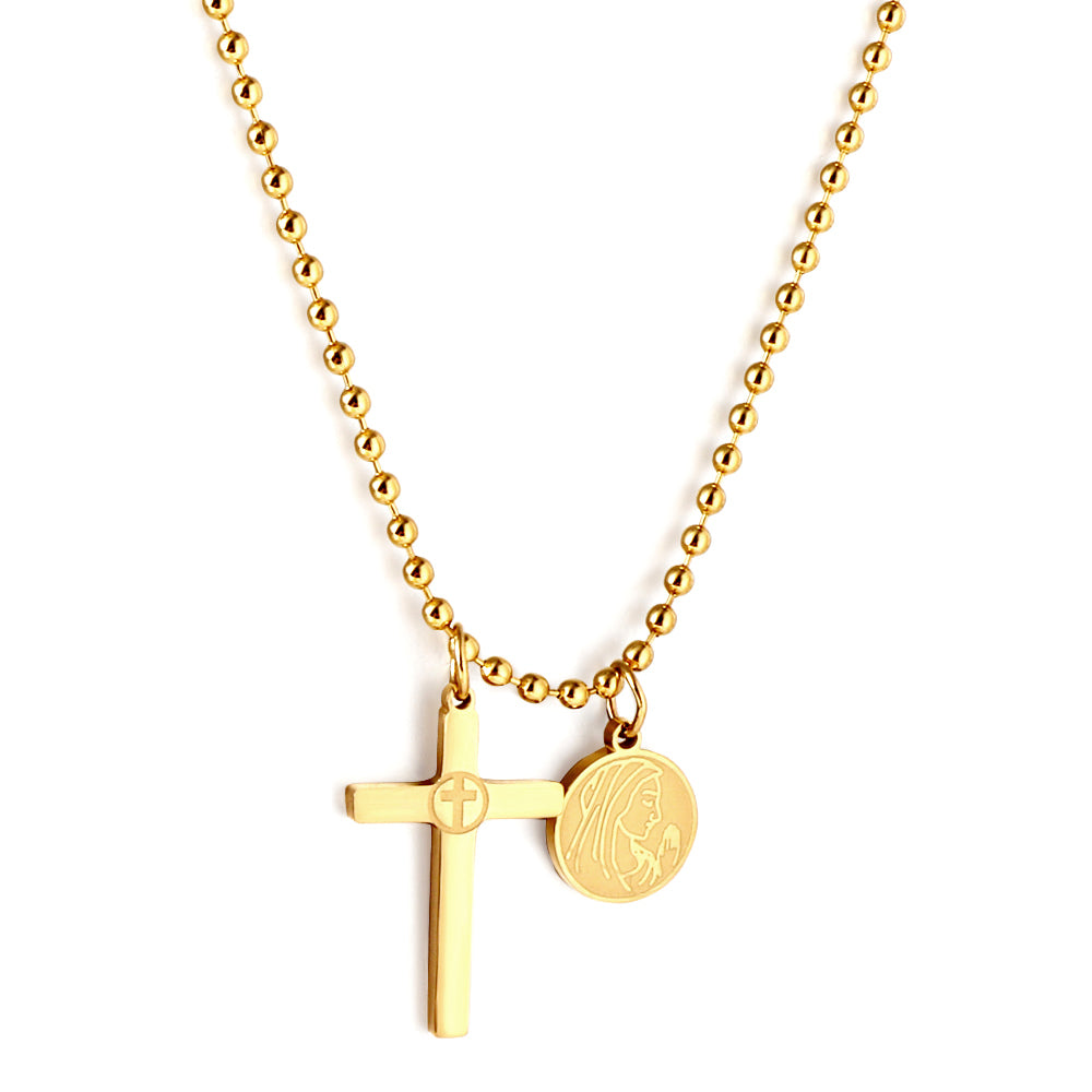 cross-medallion-necklace-bead-chain-18kgold