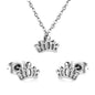 crown jewelry stainless gold-steel