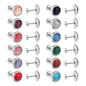 Bulk Gemstone Circle Earrings Opulent Glamour