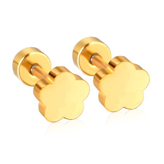 Bulk Gold Cloud Stud Earrings Dreamy Whimsy