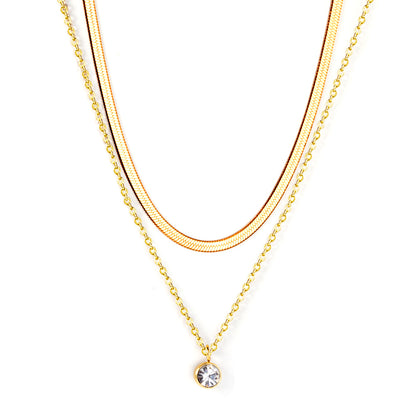 double-necklace-18kgold-solitaire-diamond