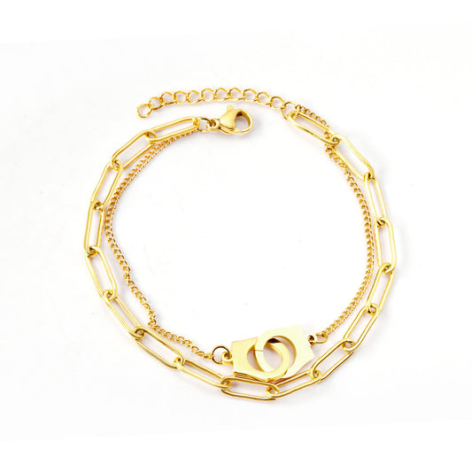 double-square-chain-bracelet-recycled-metal