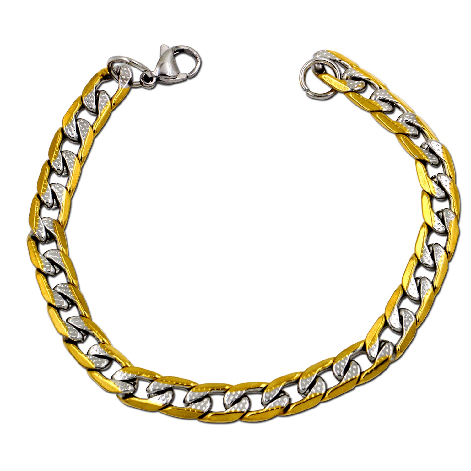 dual-arc-chain-bracelet-industrial-retro
