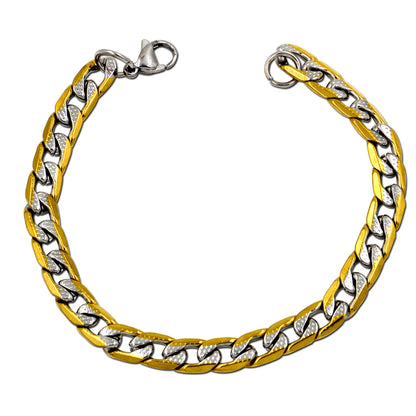 dual-arc-chain-bracelet-industrial-retro