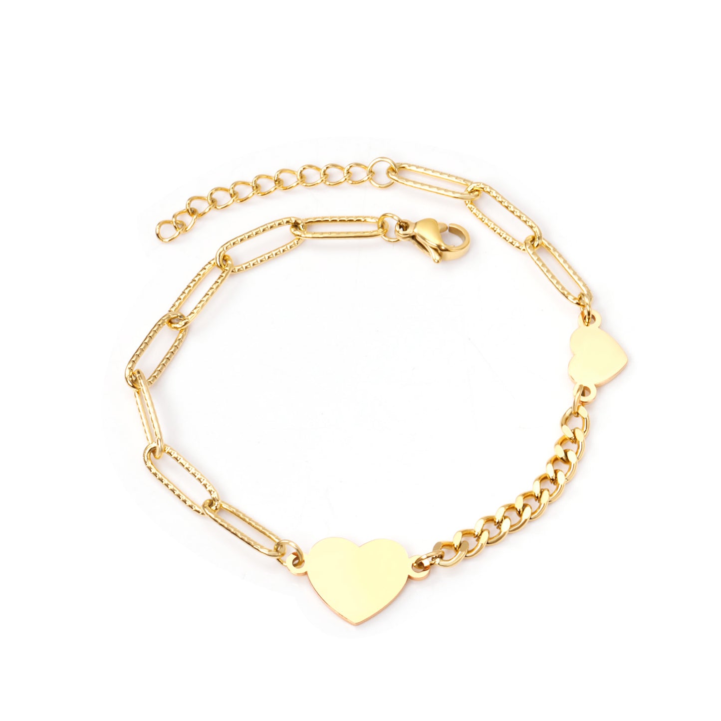 dual-heart-chain-sustainable-bracelet