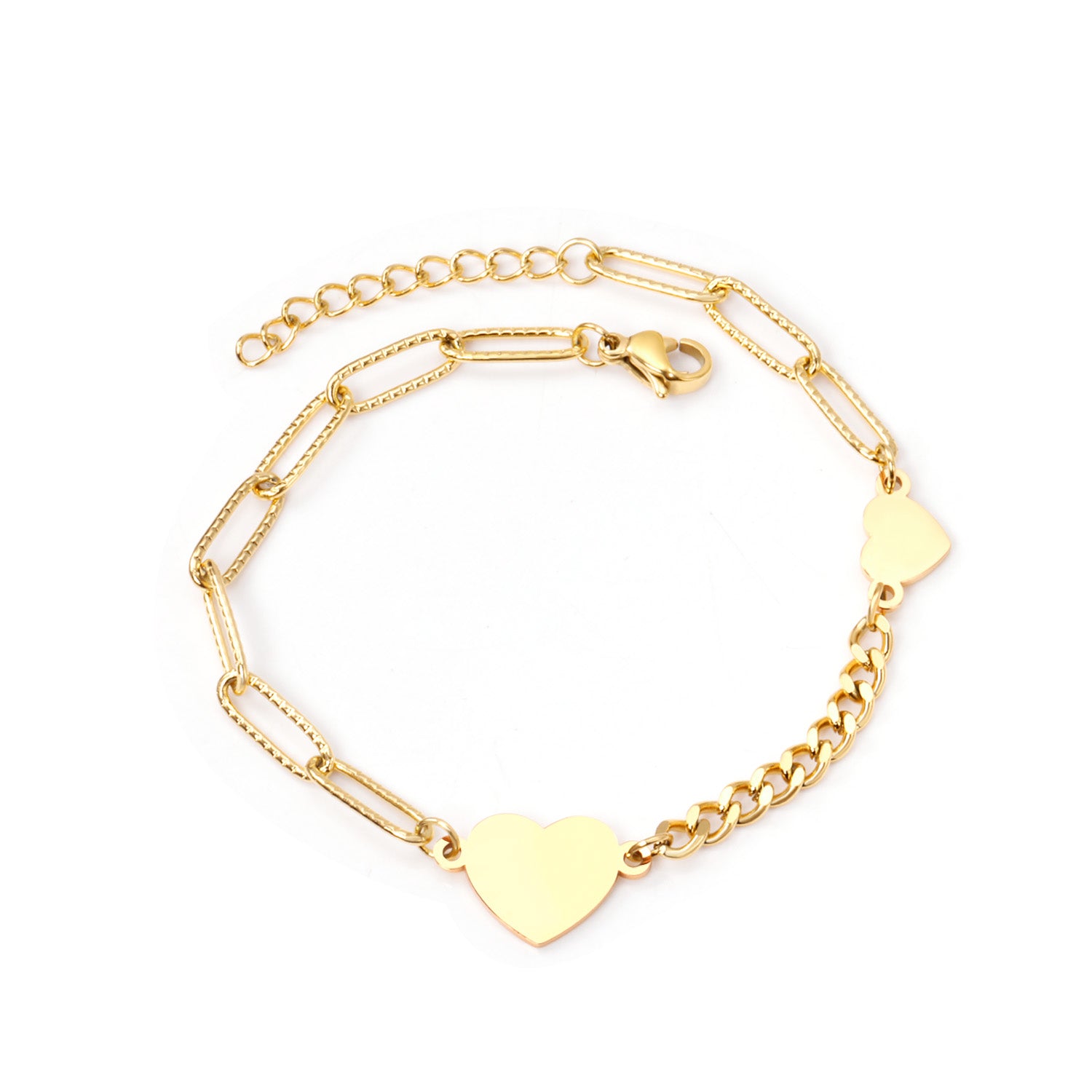 dual-heart-chain-sustainable-bracelet