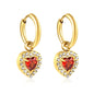 Bulk 304L Stainless Steel Heart Halo Hoops | Romantic Jewelry Factory