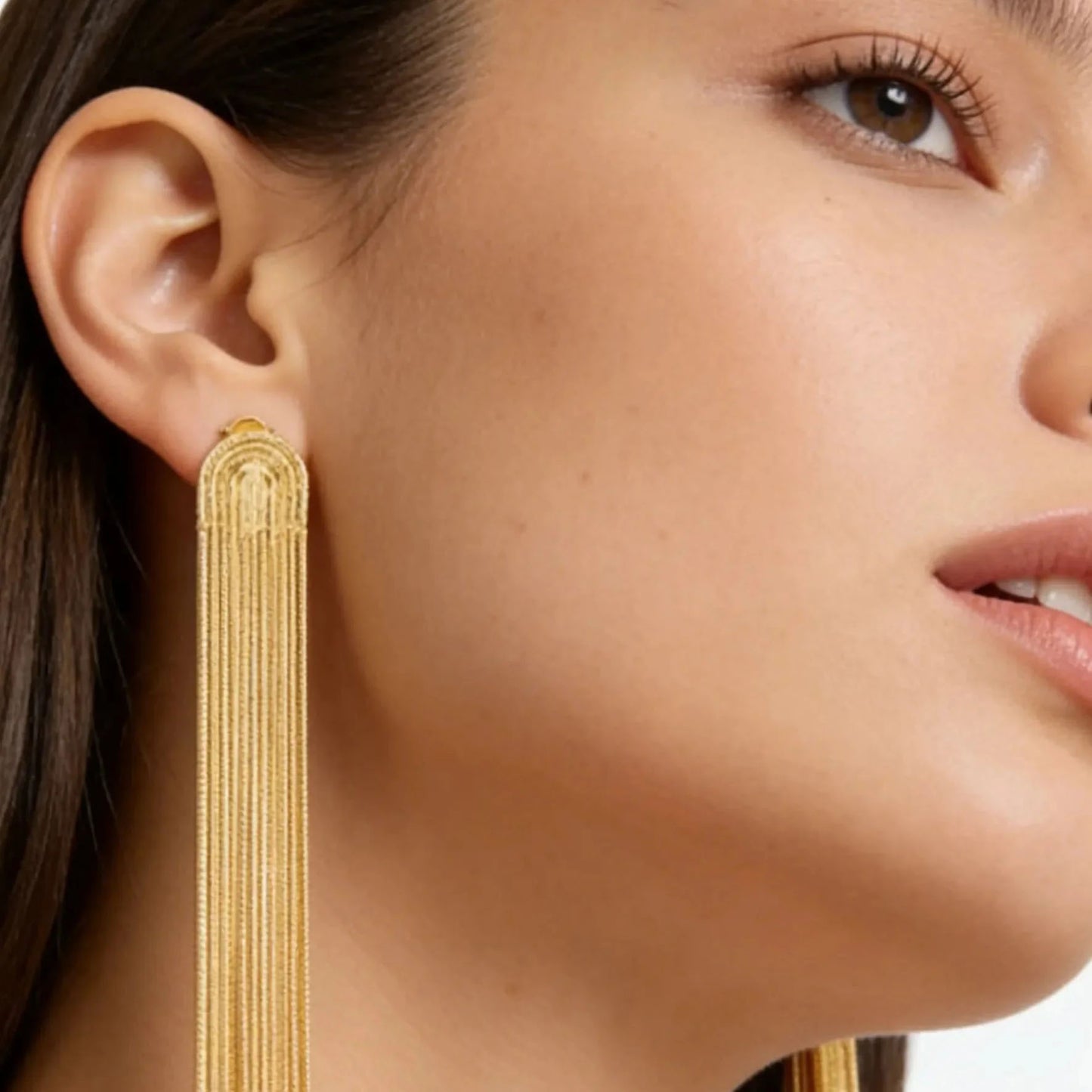 Wholesale Stainless Steel Tassel Earrings | 70mm Snake Chain Bulk