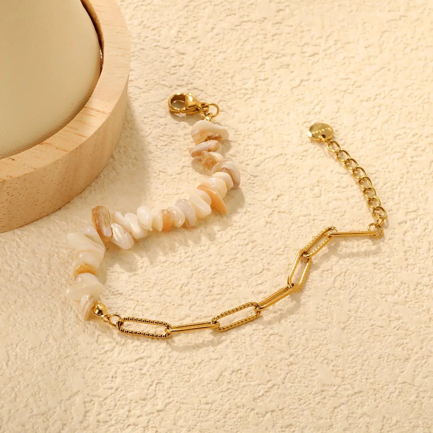 304L Stainless Steel Spliced Stone Bracelet Manufacturer Supply