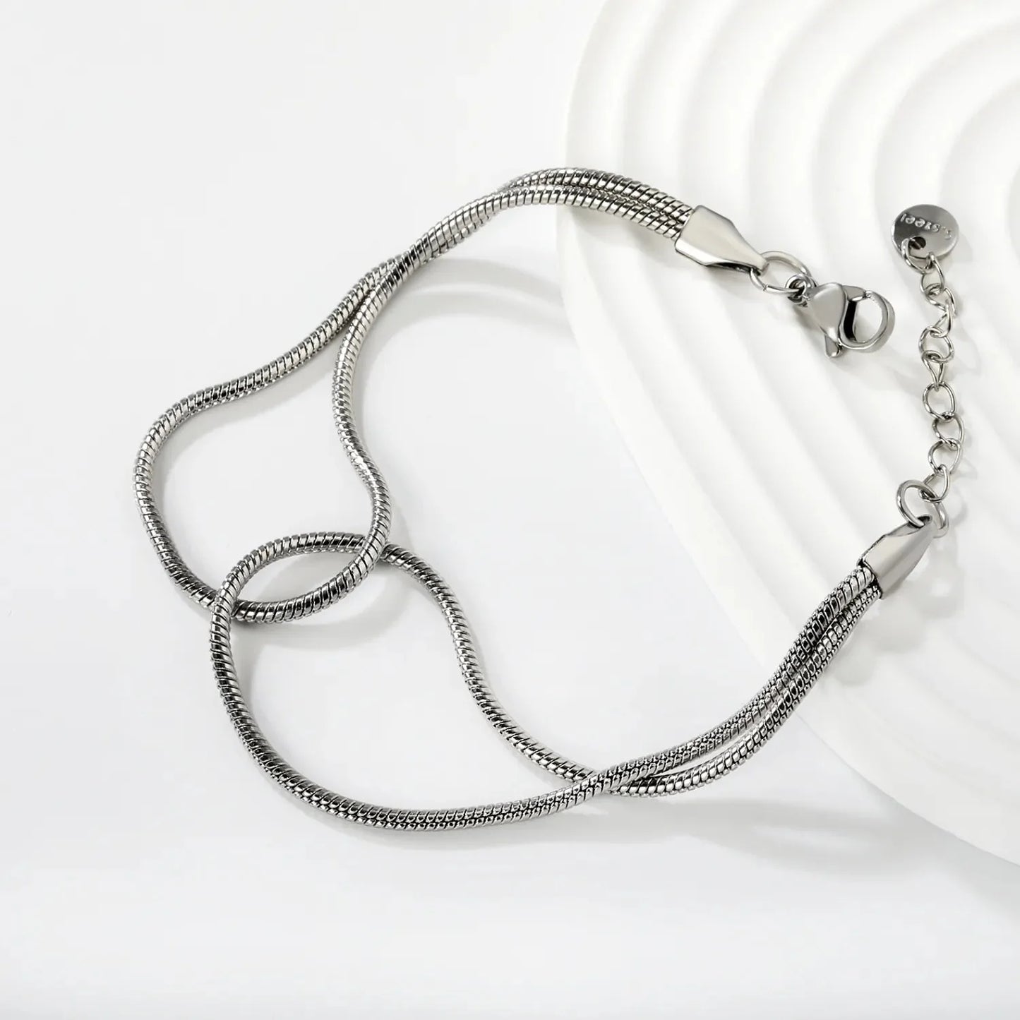 Minimalist 304L Stainless Steel Snake Bracelet | Daily Essentials