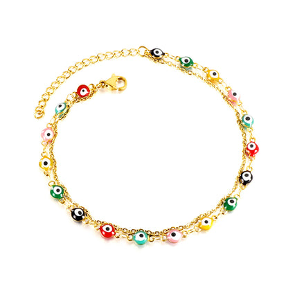 evil eye nazar anklet