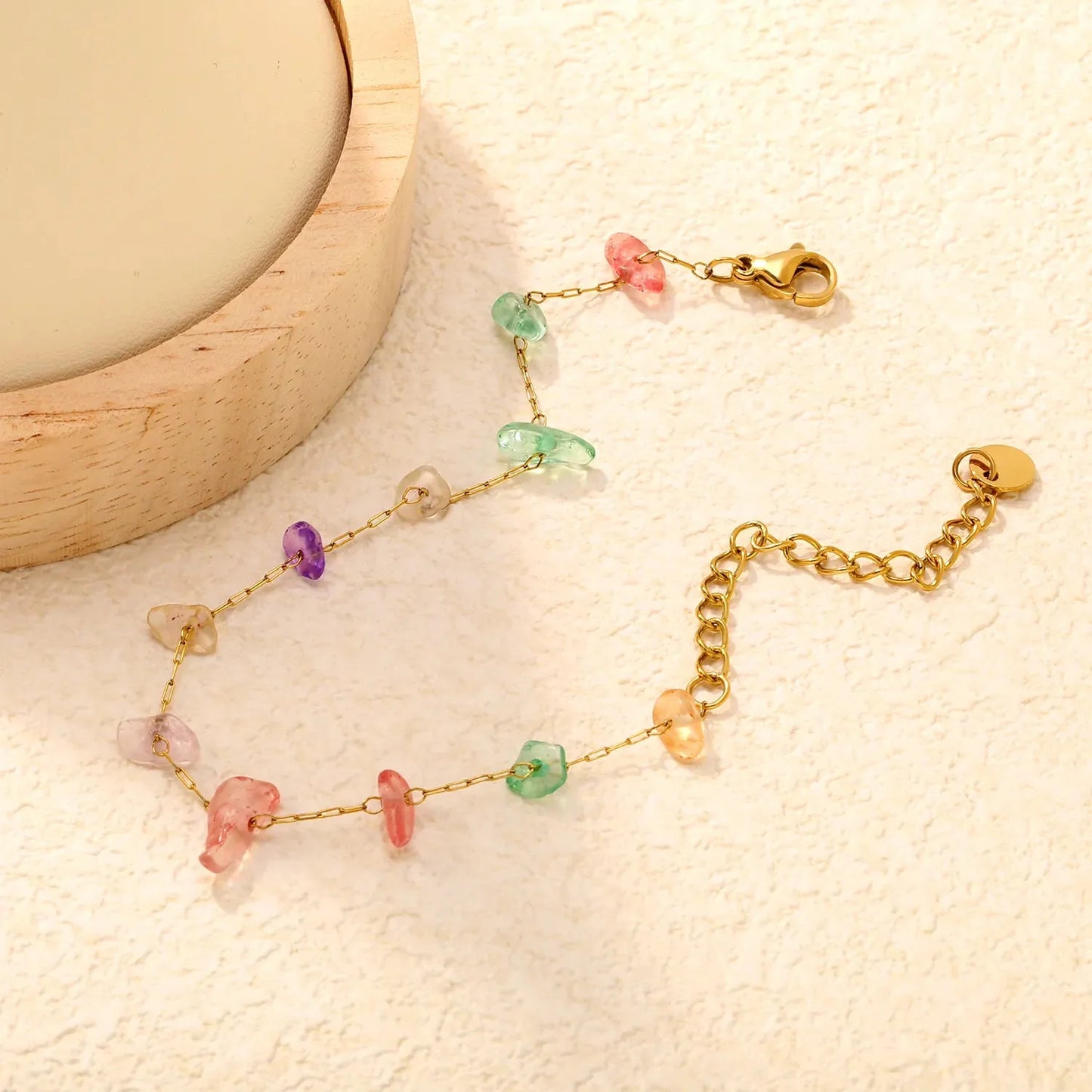 Bohemian 304L Stainless Steel Crystal Bracelet | Summer Gift
