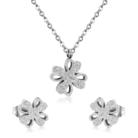 floral laser cut stainless steel white background-steel