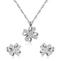 floral laser cut stainless steel white background-steel
