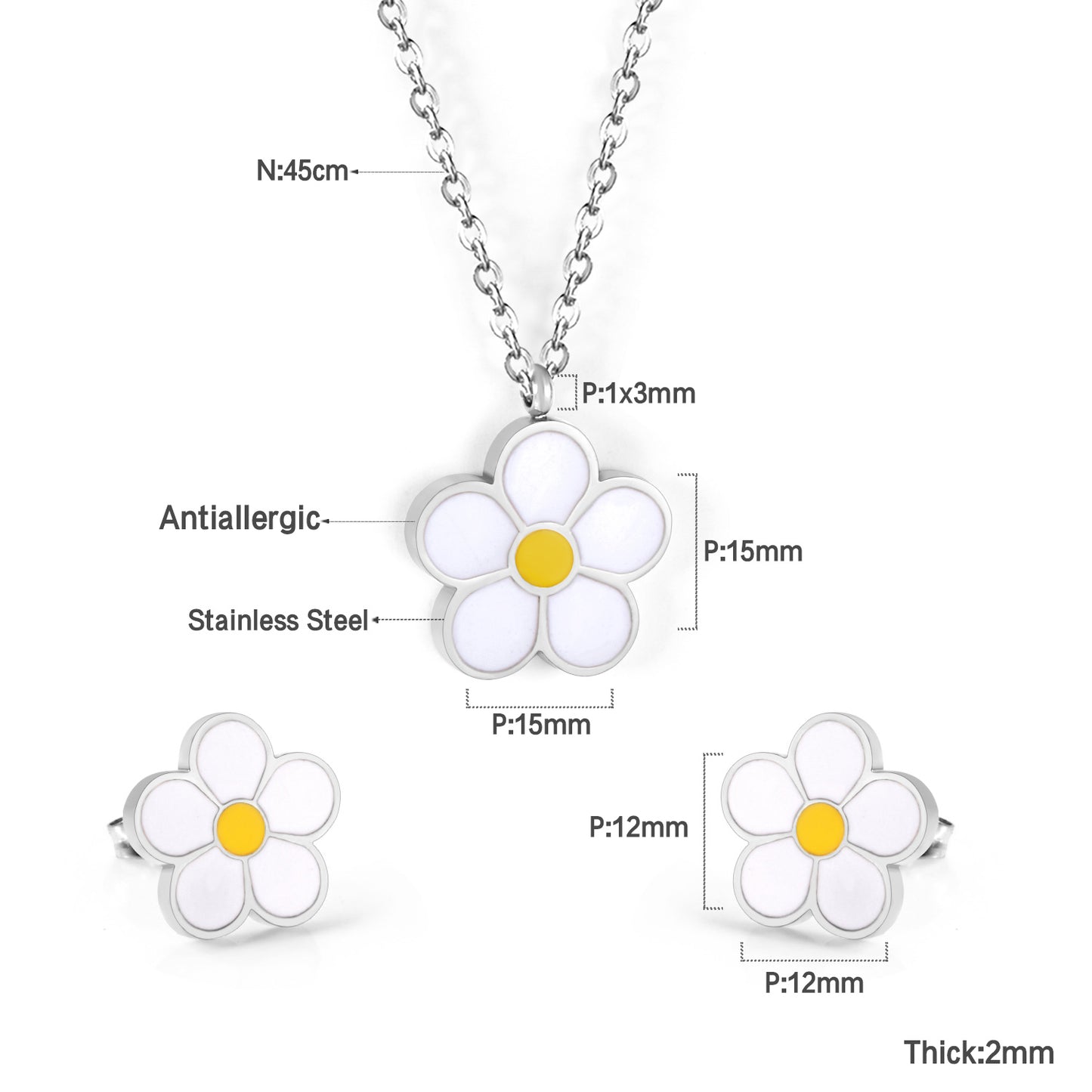 floral pendant size diagram-steel