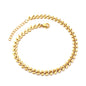 foliage link anklet botanical